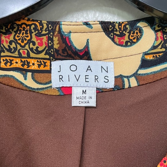JOAN RIVERS Stunning Pattern Light Jacket (Med) - Picture 4 of 4